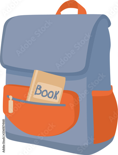 School backpack for travel, backpack set, learning, education