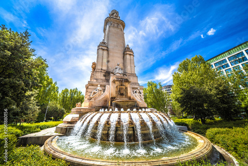 Photography Fountain of Monument to Don Quixote and Sancho Panza