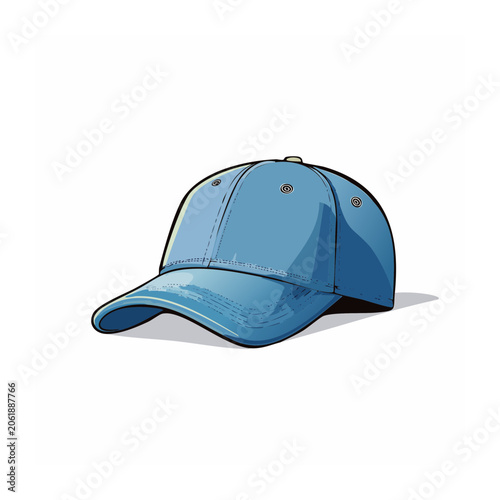 Blue and black sports helmet 3D render