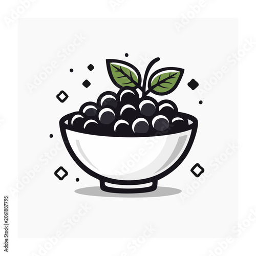 Flat design cactus in decorative pot