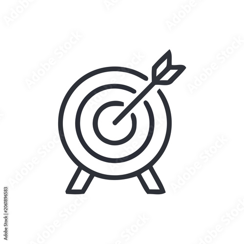 bulls eye with arrow icon