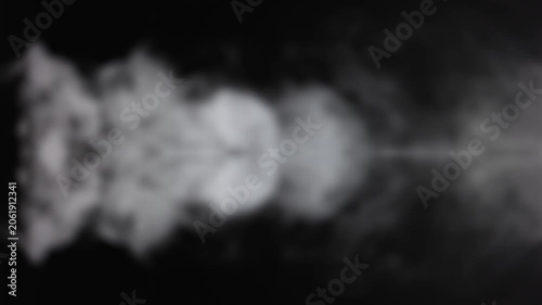 abstract smoke on dark background.