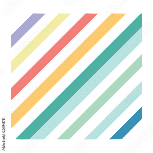 Geometric striped chevron pattern vector