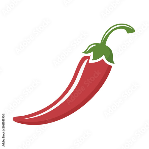 Red arrow with green leaf vector