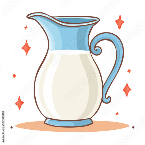 Vector cup with heart design on saucer