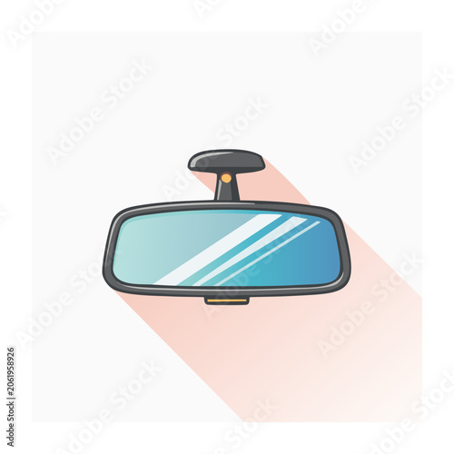 Smartwatch flat design isolated