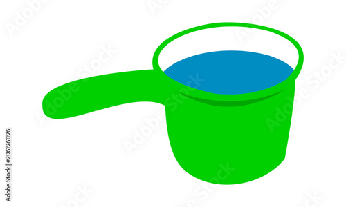 water dipper icon vector logo