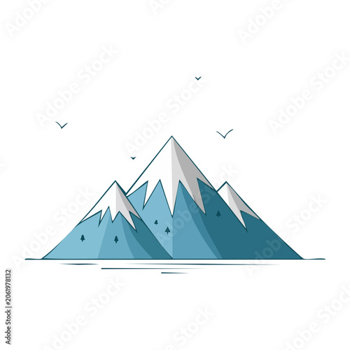 Minimalist paper boat on water aerial view