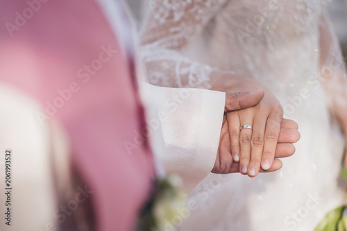 Emotional father and daughter moment during wedding ceremony