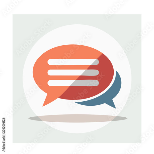 Flat design loading progress icon