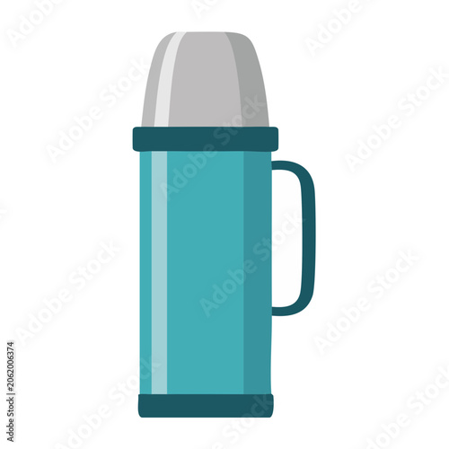 Minimalist teal shopping bag 3D render