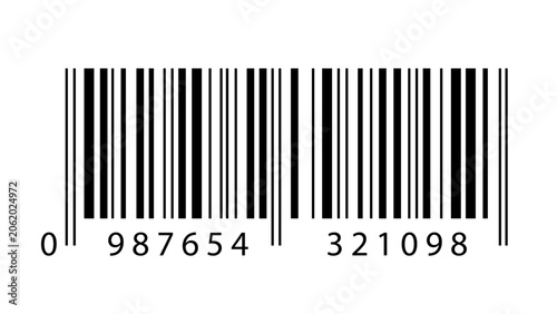 Cuadro en lienzo Barcode illustration