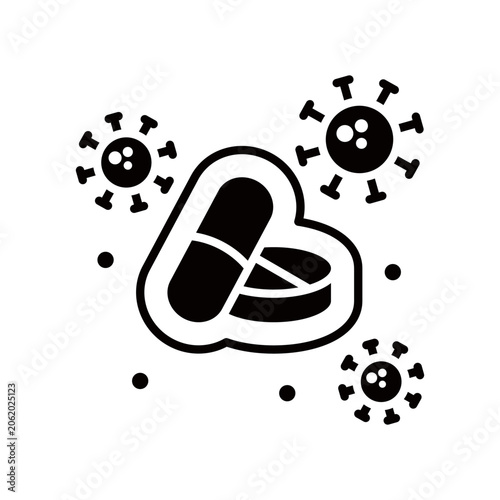 Foto Antihistamine glyph icon