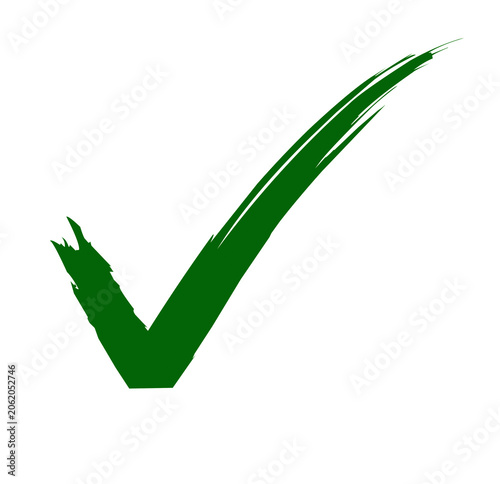green check mark brush