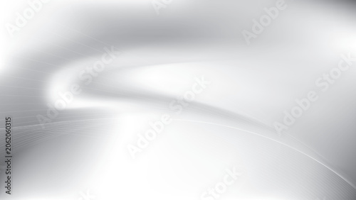 Abstract white and gray color, modern design stripes background with geometric curve lines, wavy pattern. Vector illustration.