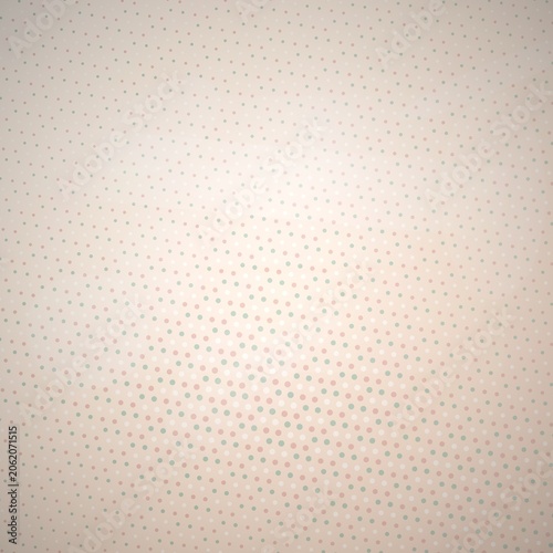 Colorful repeating geometric dot pattern