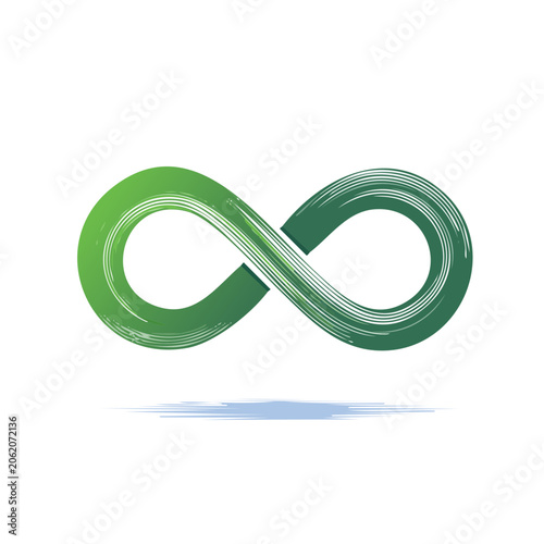 Minimalist green headphone cable with earphone