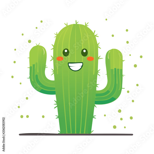 Flat design vector illustration of broccoli