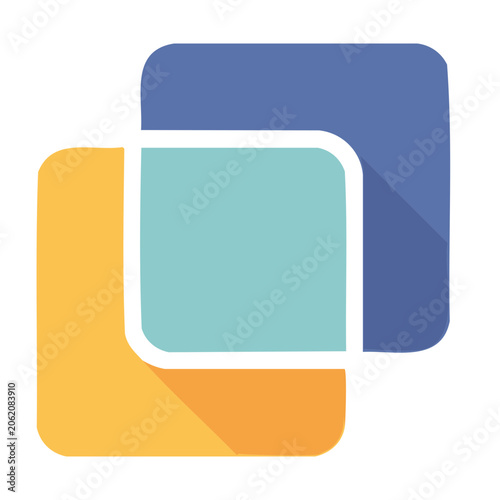 Flat progress bar with four color segments