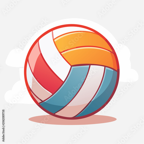 Volleyball illustration