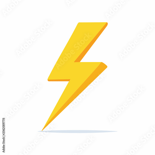 Yellow lightning bolt icon