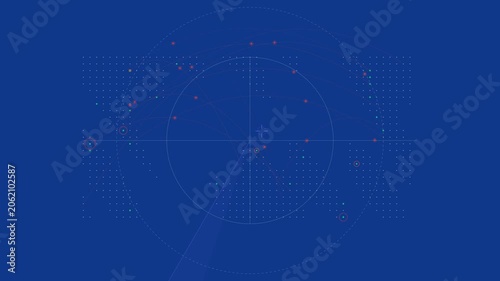 Global Cybersecurity Threat Map Dynamic Data Visualization Scanning