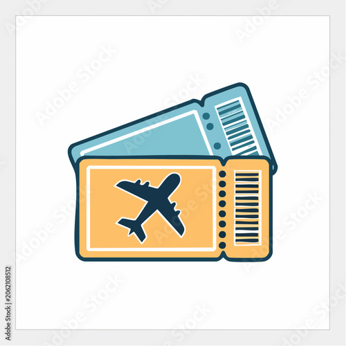 Airplane Tickets Icon