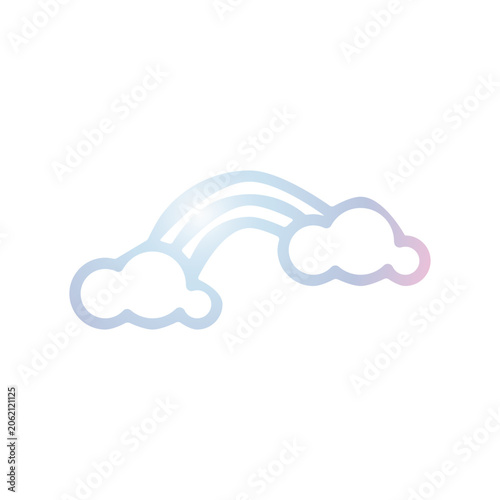 Rainbow icon design template