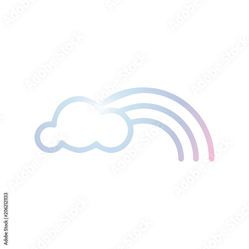 Rainbow icon design template