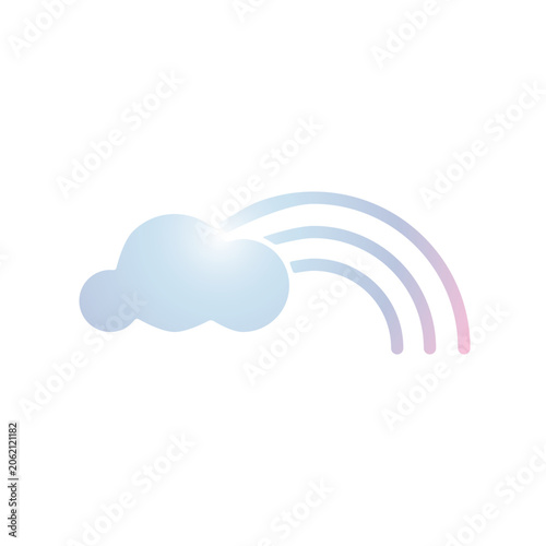 Rainbow icon design template