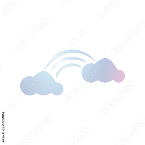 Rainbow icon design template