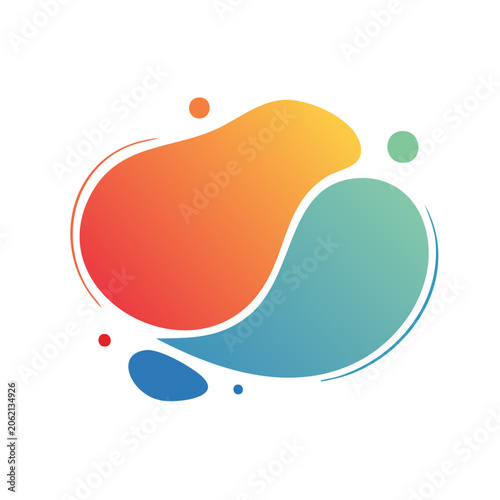 Minimalist abstract face vector illustration