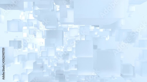 Background Cube BOX Vertical Movement 15sec frosted glass Reflaction
