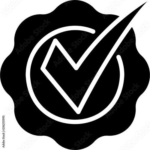 Fotografija Solid Fill Seal Icon