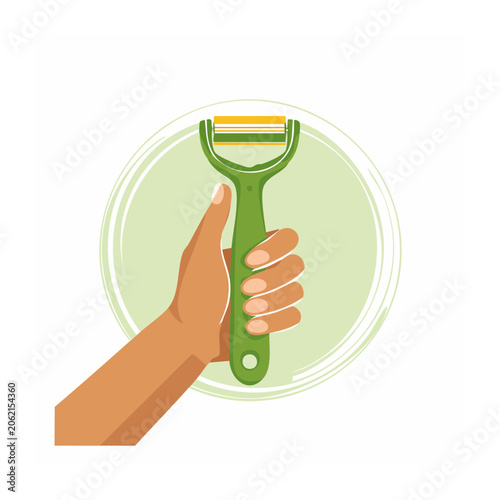 Flat design carrot juice in glass