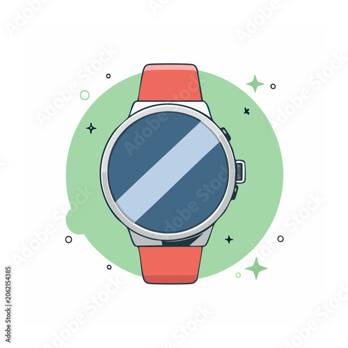 Flat design circular target with arrows