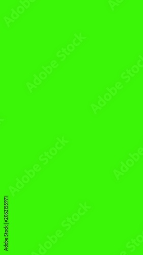 Vertical Back To School 2D flat Animation Elements isolated green, stack of book cartoon for graphic overlay