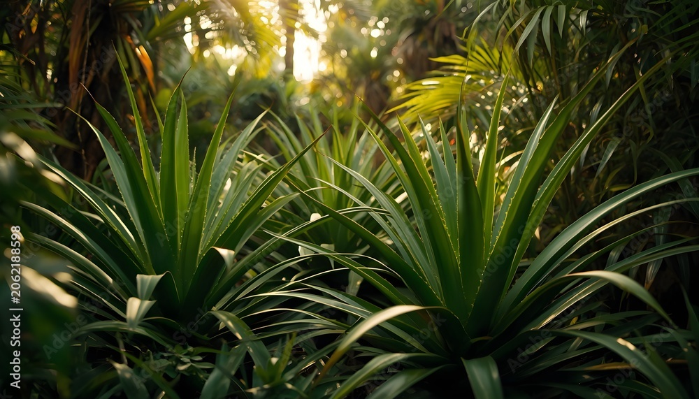 Obraz premium palm tree leaves