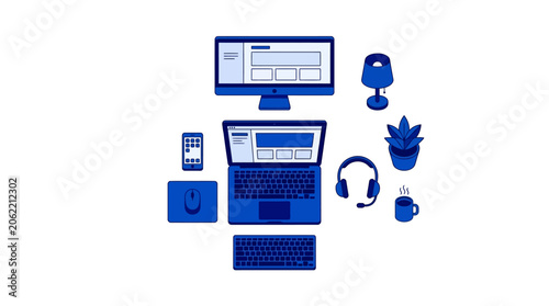 Computer Technology Office Equipment.