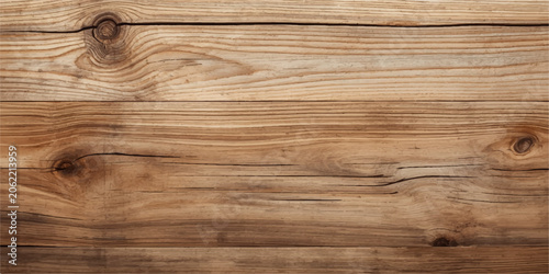 Quadro su tela Old wooden texture background with natural brown wood grain pattern and rough pl