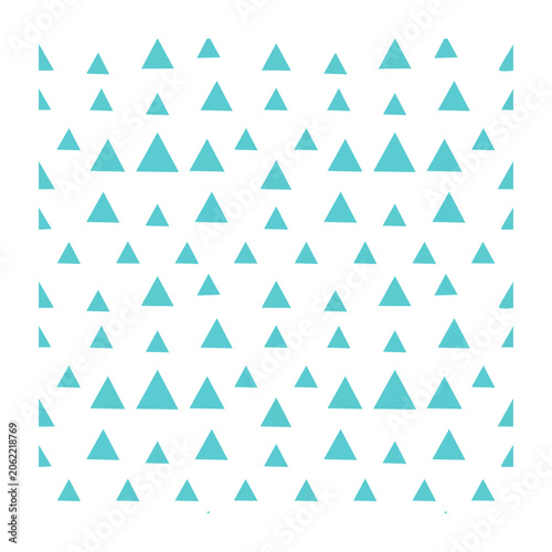 Blue geometric triangle pattern grid