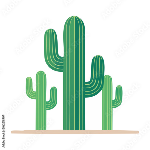 Flat design green leaf vector icon