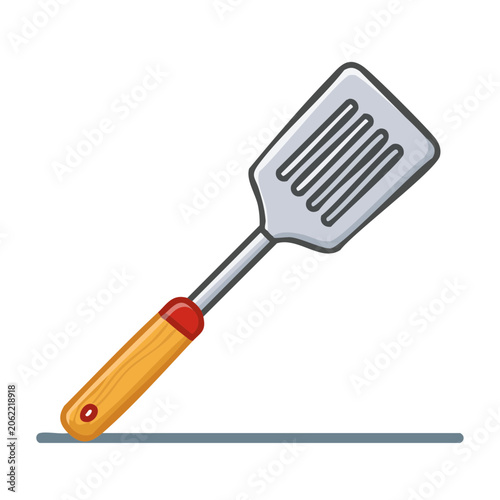 Flat design hammer with nail isolated