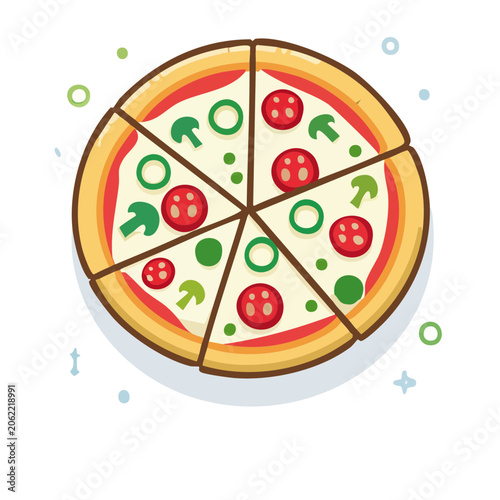 Flat design target with arrows