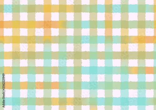 Vintage gingham pattern in pastel color