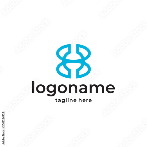Simple and modern logo design template elements