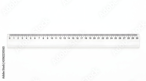 Clear Plastic Ruler for Accurate Measurement