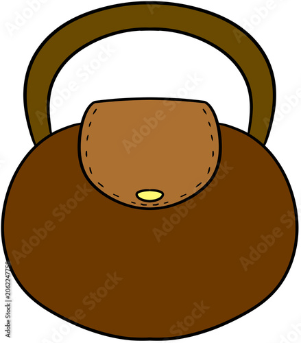 가방, 브라운, 심플, 패턴, 일러스트, 핸드백, 가방 그림, 핸드백 그림, 귀여운 가방, Bag, Brown, Simple, Pattern, Illustration, Handbag, Bag Picture, Handbag Picture, Cute Bag