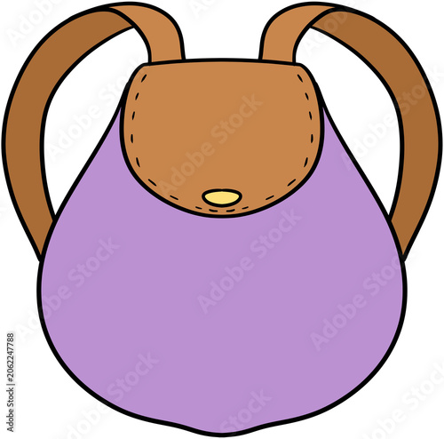 가방, 귀여운, 보라, 갈색, 심플, 배낭, 가방 그림, 귀여운 가방, 백, 예쁜 가방, Bag, cute, purple, brown, simple, backpack, bag picture, cute bag, bag, pretty bag