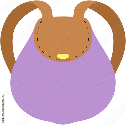 가방, 귀여운, 보라, 갈색, 심플, 배낭, 가방 그림, 귀여운 가방, 백, 예쁜 가방, Bag, cute, purple, brown, simple, backpack, bag picture, cute bag, bag, pretty bag